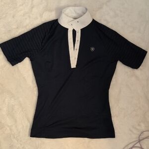 Ariat Pro Series Shirt in Navy and White